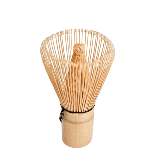Matcha Bambusbesen mit 100 Borsten