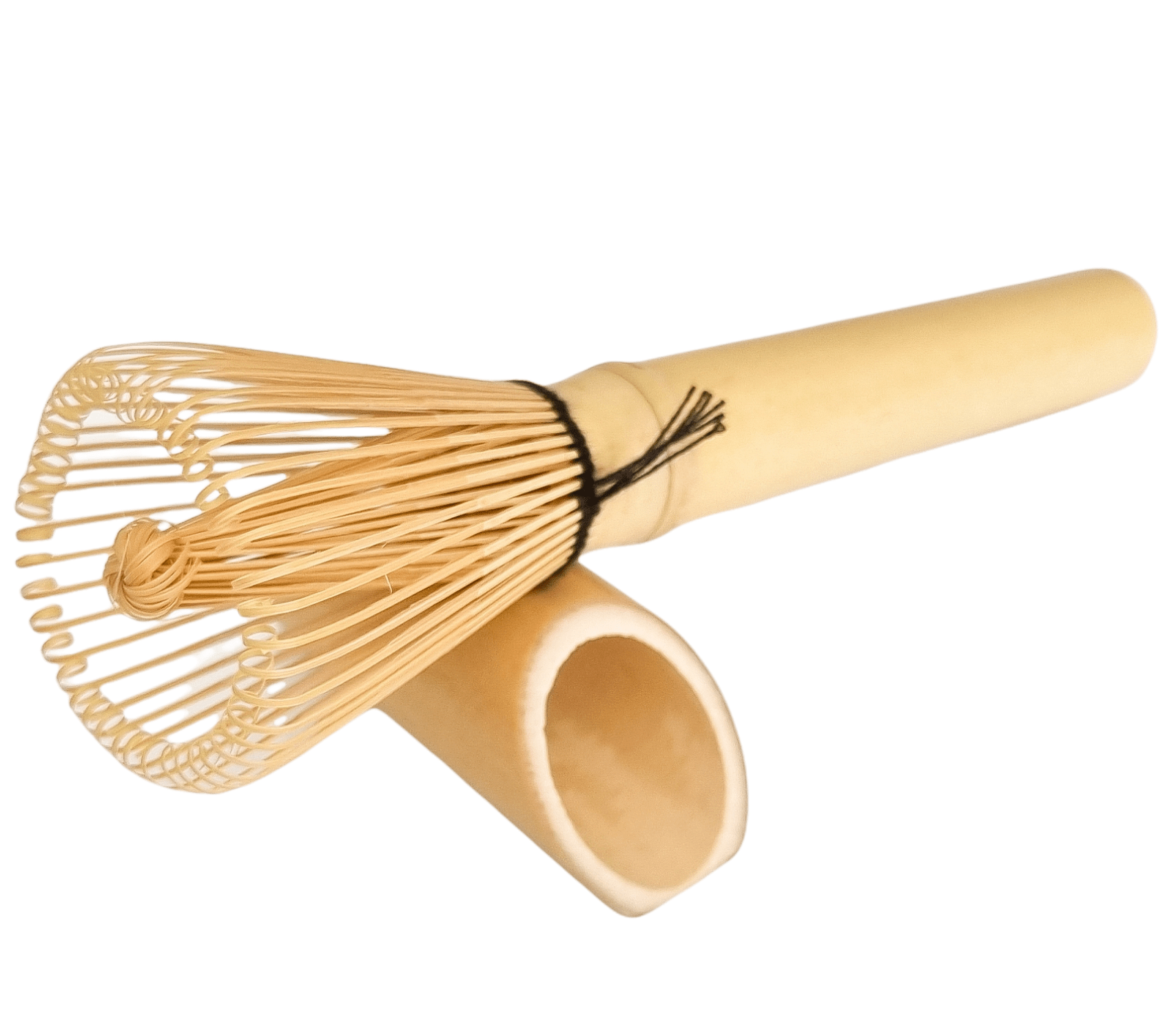 Matcha Bambusbesen mit langem Griff