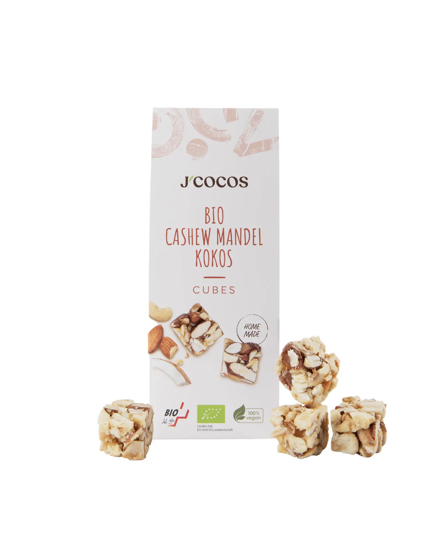 Organic Cashew Almond Coconut Cubes
