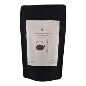 Organic premium green tea with matcha 100g