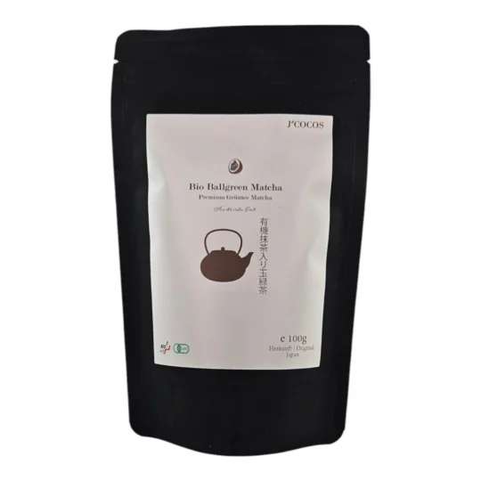 Organic premium green tea with matcha 100g