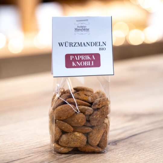 Bio Würzmandeln Paprika-Knobli