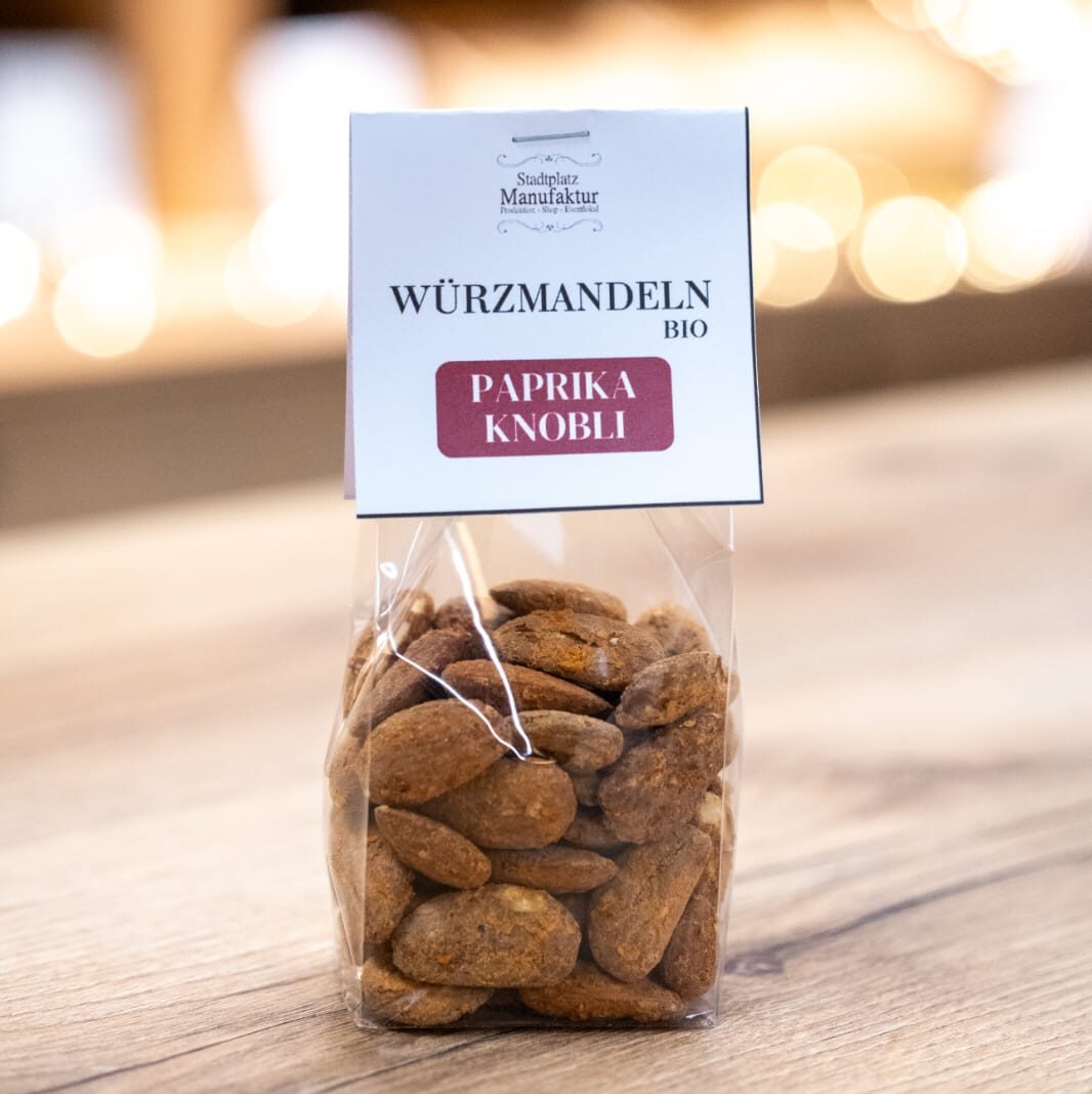 Bio Würzmandeln Paprika-Knobli