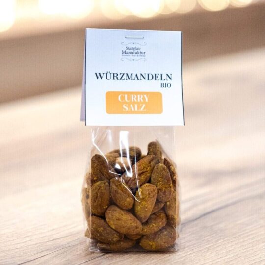 Bio Würzmandeln Curry-Salz